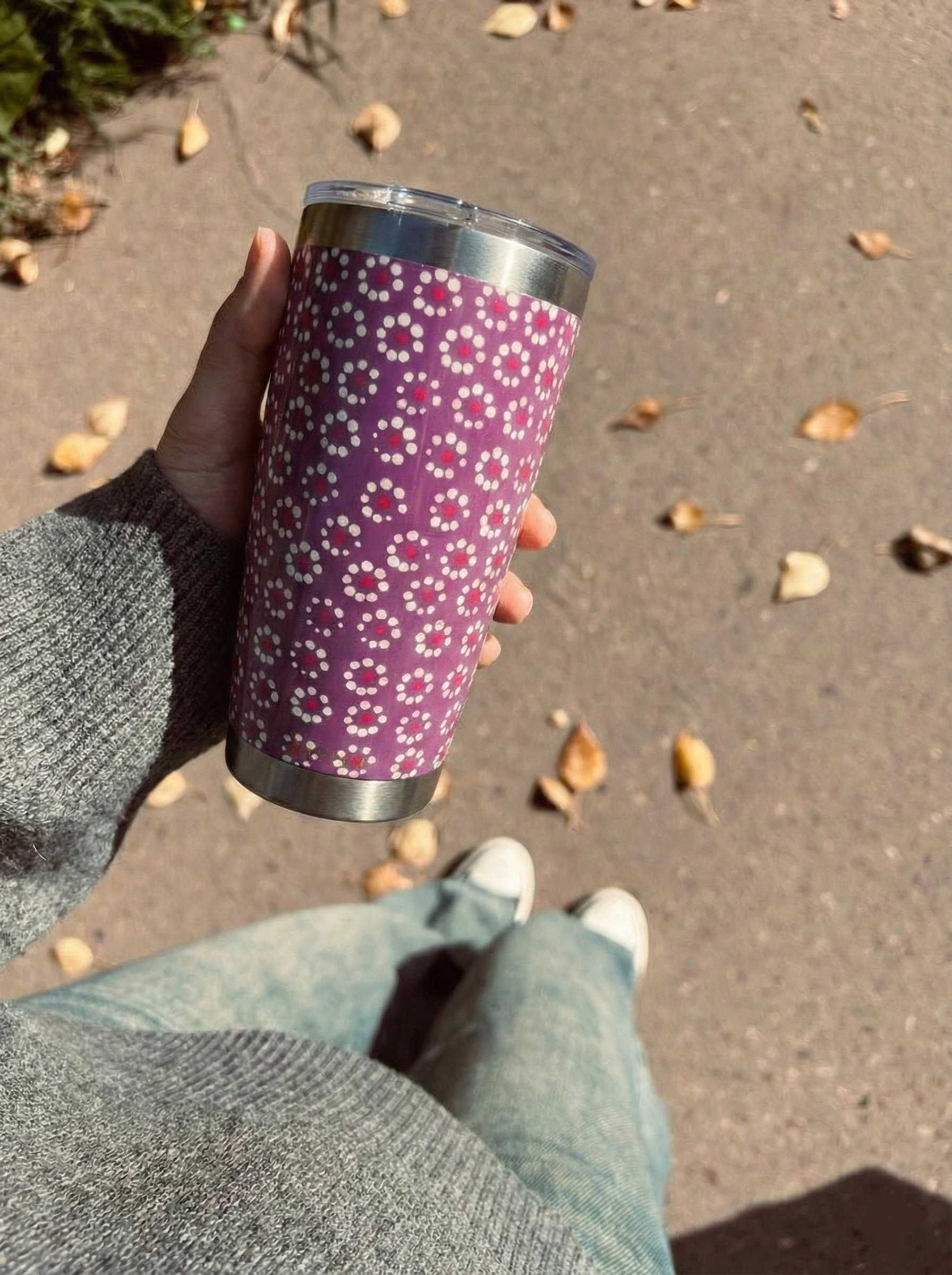 Termo pintado a mano