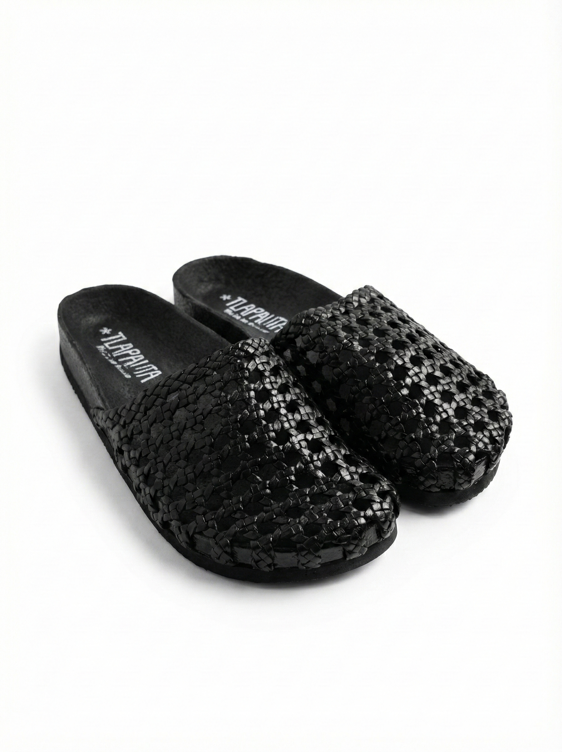 Calzado para dama estilo bejuco de piel